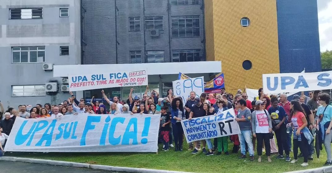 UPA SUL fica! Toda solidariedade às companheiras Cíntia Mendonça e Tânia Ramos