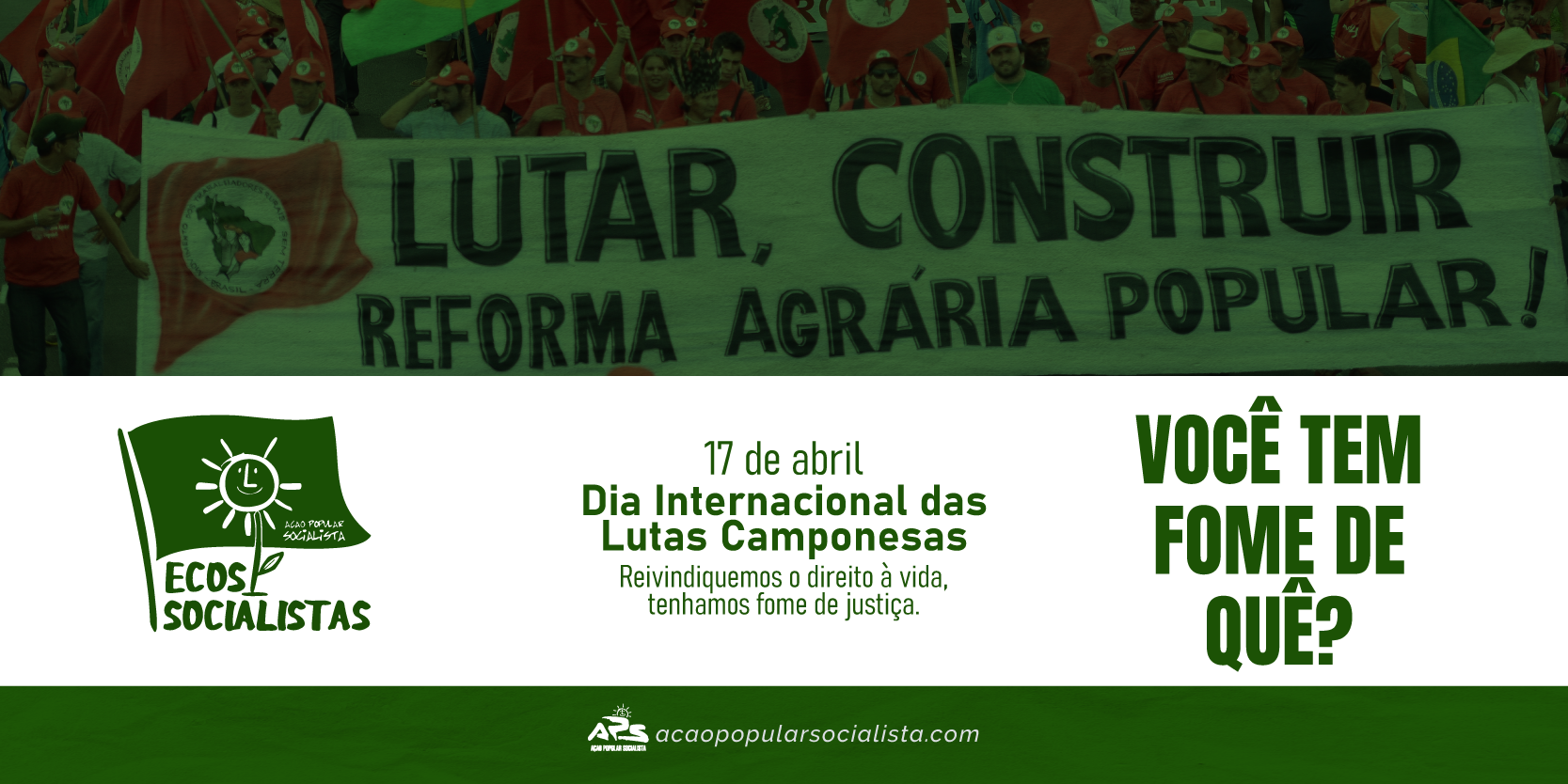 Você tem fome de quê?